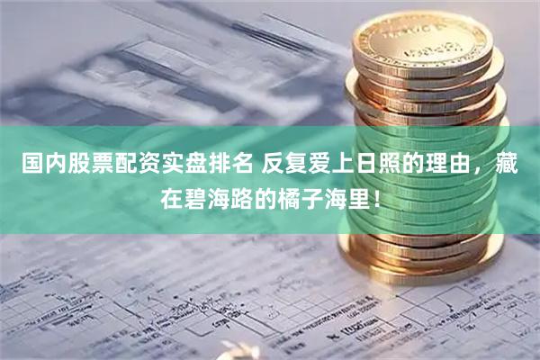 国内股票配资实盘排名 反复爱上日照的理由，藏在碧海路的橘子海里！