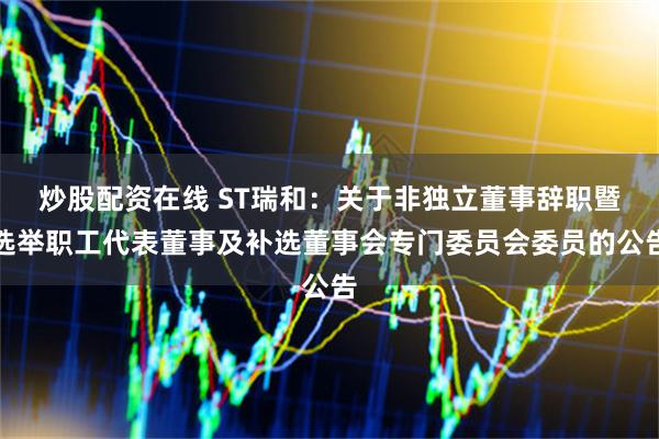 炒股配资在线 ST瑞和：关于非独立董事辞职暨选举职工代表董事及补选董事会专门委员会委员的公告